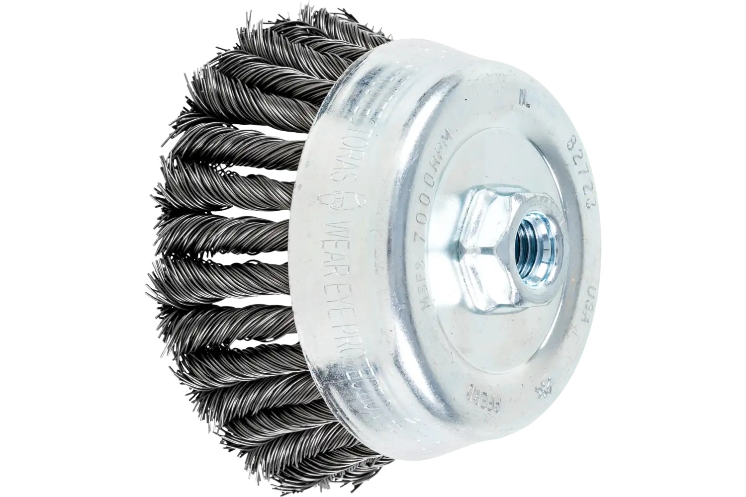 Picture of Pferd Combitwist® Knot Wire Cup Brush 5" Dia. .023 Carbon Steel 5/8-11" Thread